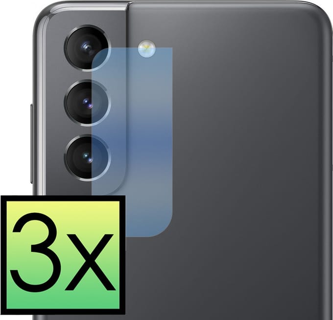 Camera Lens Protector - 3 Stuks - Geschikt voor Samsung Galaxy S21 - Camera Screenprotector - Beschermglas - Gehard Glas - Tempered Glass - Screen Protector