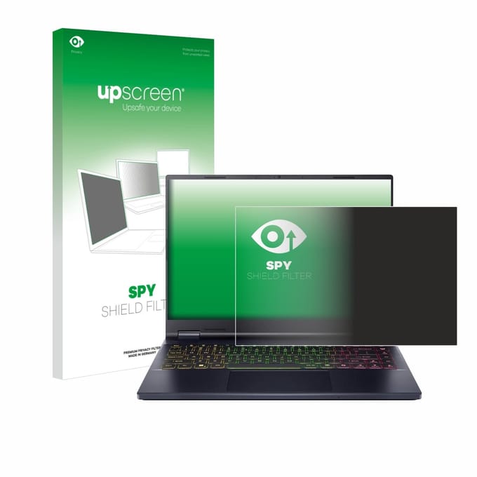 upscreen - privacyscherm voor Acer Predator Helios Neo 14 AI - privacy filter screenfilter Blauwlichtfilter