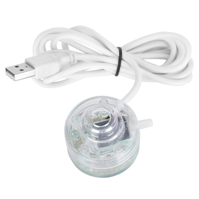 Aquariums LED en plastique Lumière ponctuelle à gradient coloré Étanche Submersible white