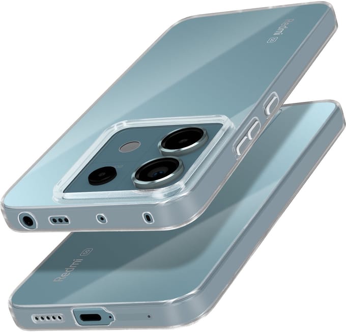 Mayaxess, Hoes voor Xiaomi Redmi Note 13 Pro 5G Zachte siliconenbescherming, Transparant