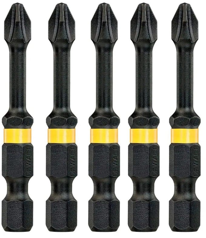 Dewalt Schroefbits - Extreme Impact Torsion - Phillips Ph2 Impact - 57mm - 5 Stuks