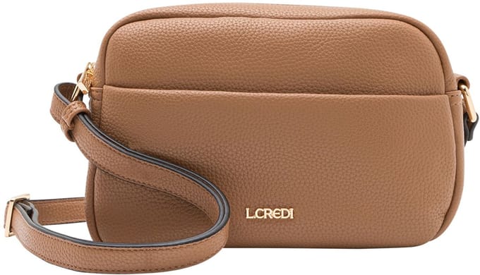 L.CREDI Schoudertas Olga Crossbody Bag Toffee Bruine