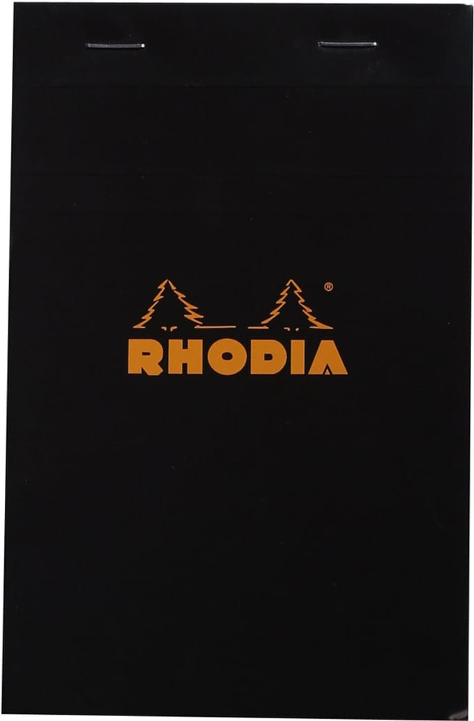 RHODIA Notitieblok No. 14, A5 formaat, geruit, zwart
