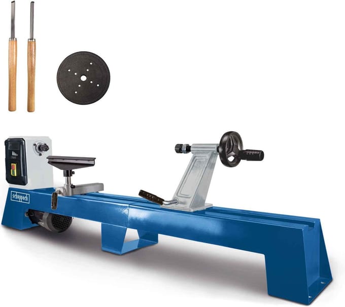 Scheppach DM1100T Houtdraaibank -  400W | Werkstukken tot 1000mm