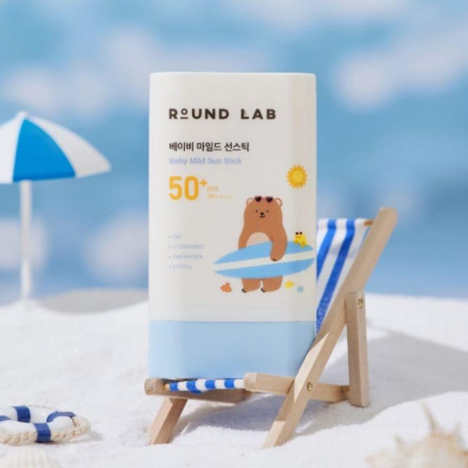 Round Lab Baby Mild Zonstick SPF50+ PA++++ 21g white