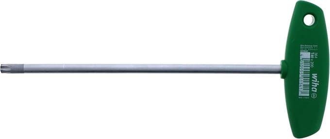 Torx T-Handle - Ergo Grip Sleutel - Vastzetten Schroeven - Precisie Gefreesde Tips - T40 x 200mm - Multicolor