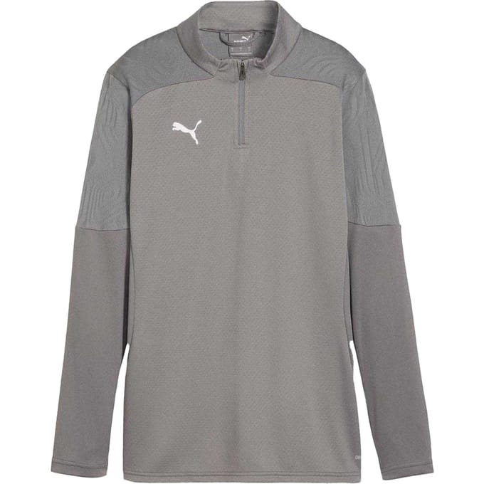 Puma Trainingsjack met kwartrits voor heren (Grijs)