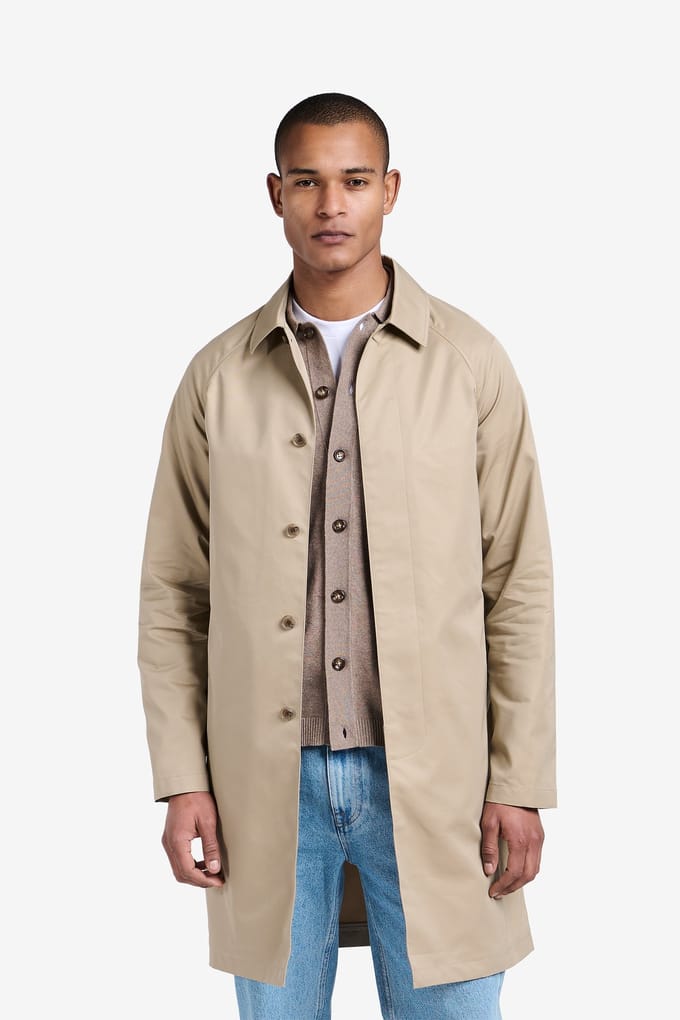 No Label Eden Cotton-polyester Beige Taglia: M | Cappotti monopetto Outlet | Uomo | Marrone