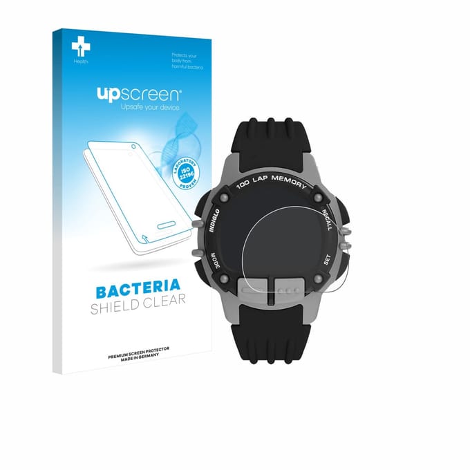 upscreen - Screenprotector voor Timex Ironman TW5M63200 - Folie Beschermfolie transparant antibacterieel