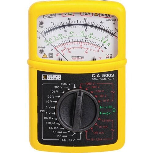 Chauvin Arnoux C.A 5003 Multimeter Analoog CAT III 600 V