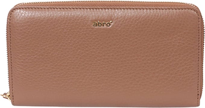 abro Leren Portemonnee Leather Dalia Wallet Camel Lichtbruin