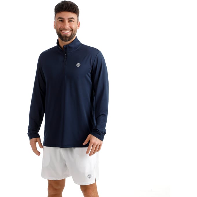 BIDI BADU Crew 2.0 Longsleeve Heren-donkerblauw