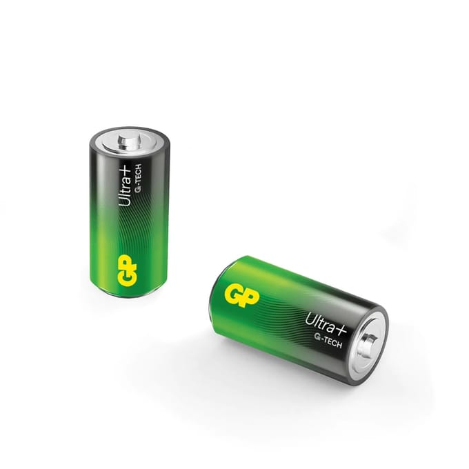 GP Ultra Plus Alkaline C Baby Batterijen (2-pack)