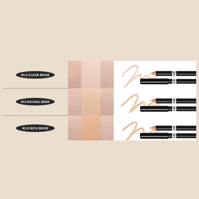 [de SAEM] Cover Perfection Concealer-potlood 1,4 g 2.0 Rich Beige