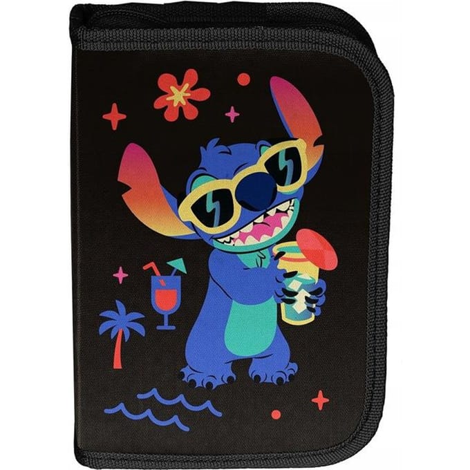 Disney Lilo & Stitch Gevuld Etui, Party - 19,5 x 13 x 3,5 cm - 22 stuks - Polyester