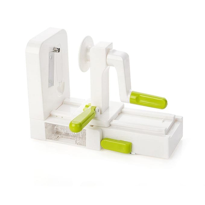 Handmatige Aardappelsnijder Multifunctionele Handzwengel Appel Peer Groente Fruit Snijmachine white
