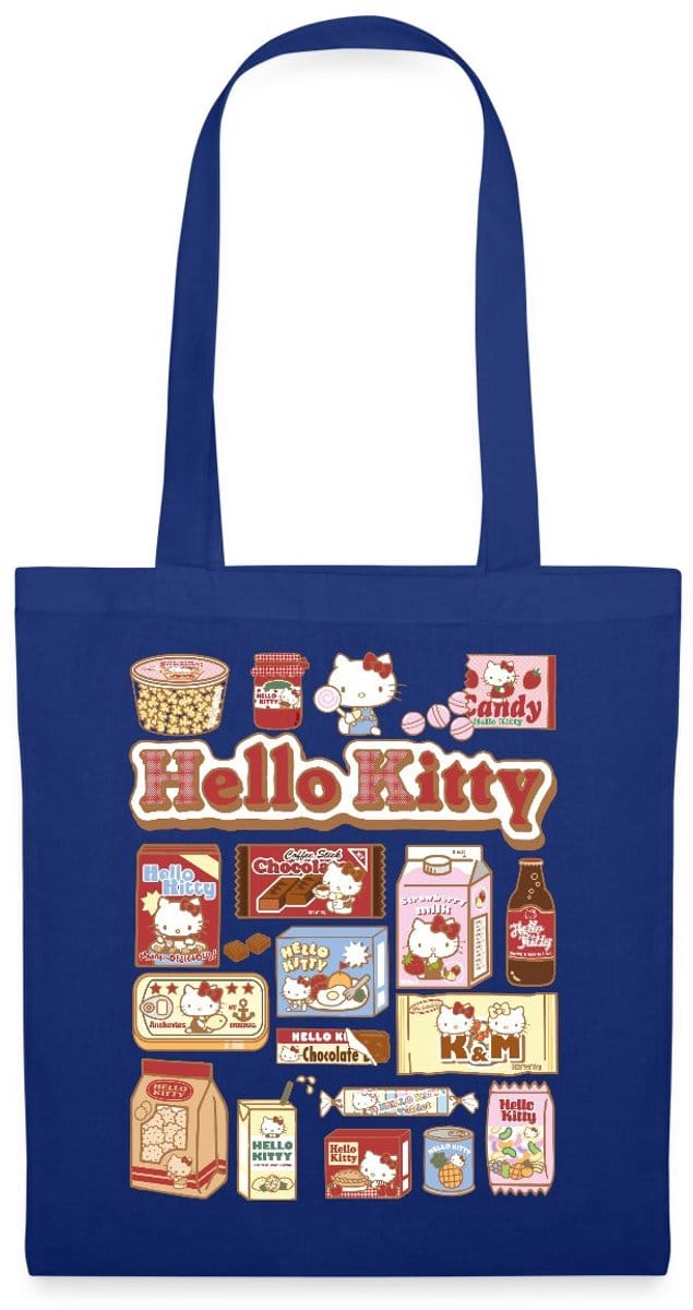 Hello Kitty Snack Collage Tas Van Stof Schoudertas