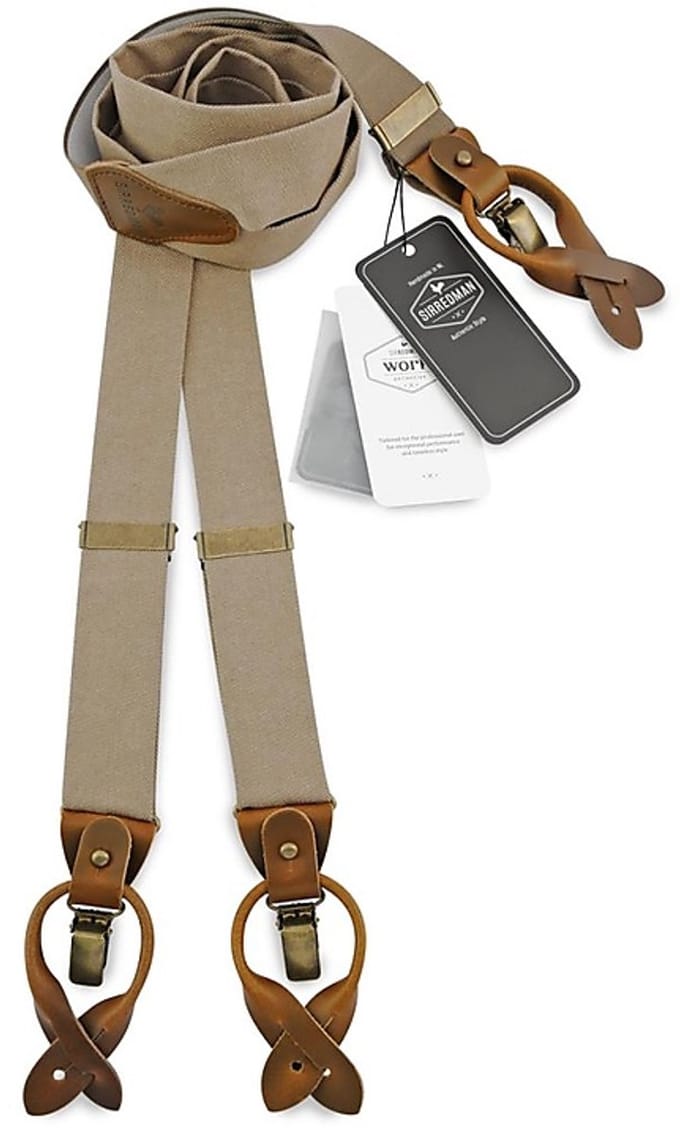Sir Redman - Bretels - WORK bretels denim taupe - taupe