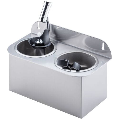GGM Gastro Eisportioniererdusche mit Portioniererdusche & integr. Wasserstrahl-Regler Zilver