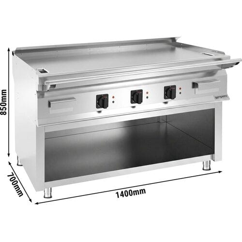 GGM Gastro Elektro Teppanyaki Bratplatte - 13,5 kW - inkl. Unterbau
