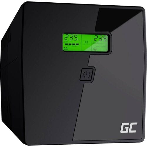 Green Cell PowerProof UPS08 - 1000VA/700W | Line-Interactive | Pure Sine Wave | 24V 2x7Ah