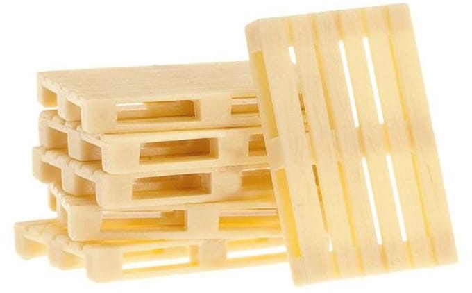 Modelbaanaccessoires voor Trein- en Logistieke Scènes - Pallets