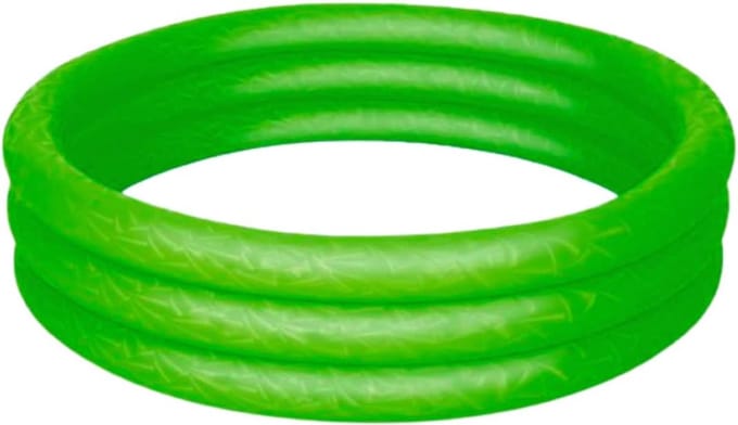 Opblaasbaar kinderzwembad voor binnen en buiten - Drie-ring peuterbad 152 cm