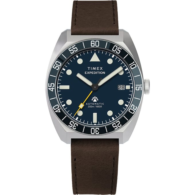 Timex Expedition Pioneer TW2Y87500 Horloge - Leer - Bruin - Ø 41 mm