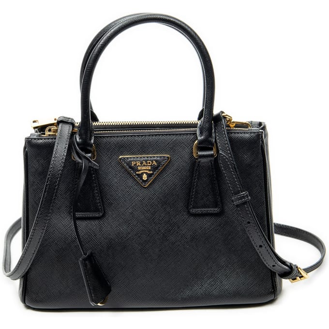 Small Galleria Double Zip Tote   schoudertas