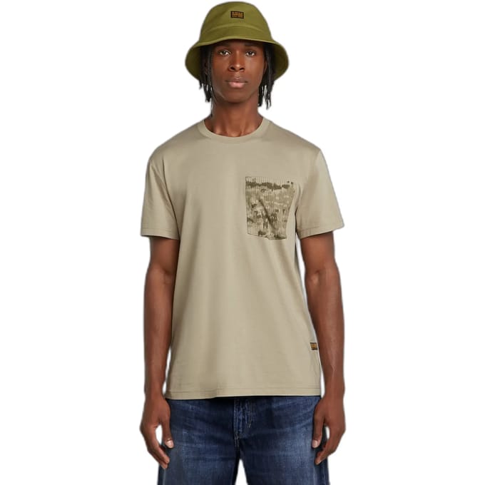 G-Star - Shadow woven camo pocket r t - Heren - T-shirts