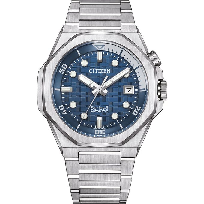 Citizen Series 8 NB6060-58L Horloge - Staal - Zilverkleurig - Ø 42 mm