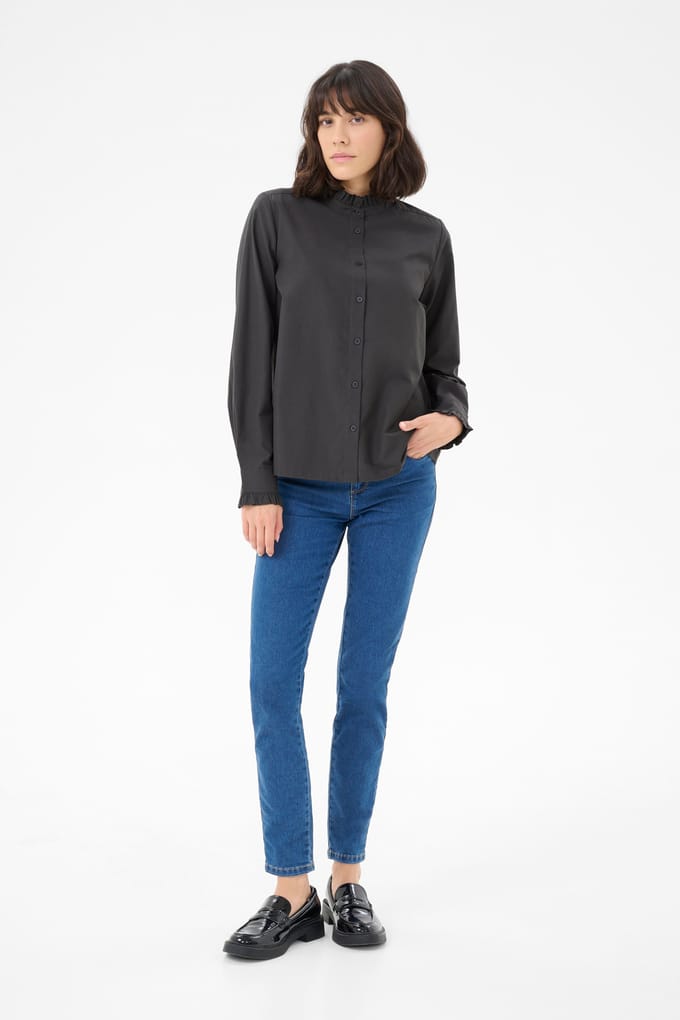 Overhemd met lang mouwen Regular fit Black Oyster