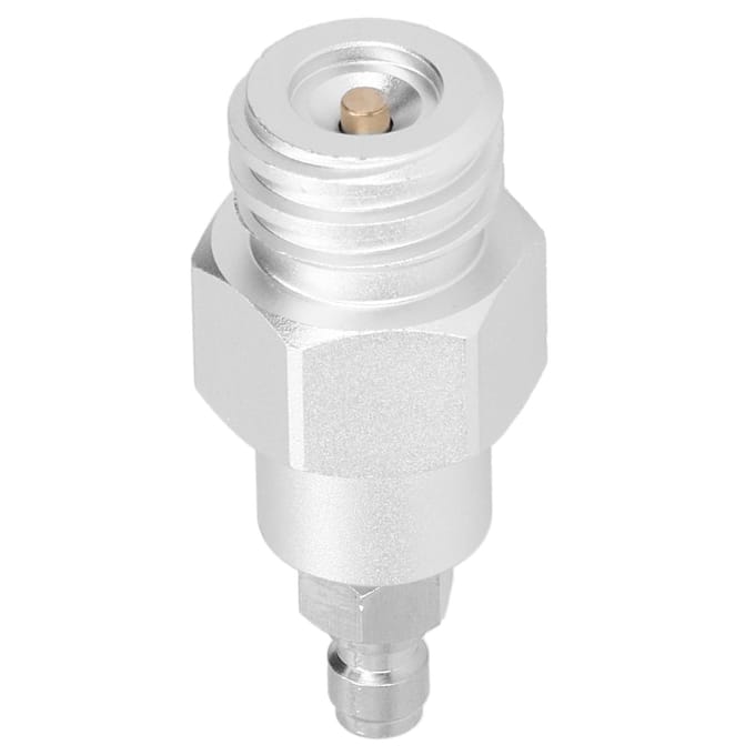 CO2 Tank Adapter Snelkoppeling Connector Vervanging voor Soda Benodigdheden Zilver white