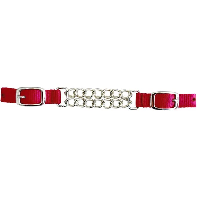 Dubbele ketting nylon gourmette voor paard Lakota