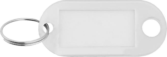 CombiCraft sleutellabels wit 48x22mm actiemodel - 100 stuks