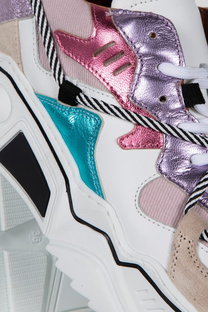 DWRS label Jupiter Denim Lt. Pink / Aqua Größe: 37 | Trainers Outlet | Damen | Blau