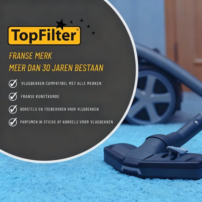 Set van 4 stofzuigerzakken voor Zelmer en Elcotec TopFilter Premium