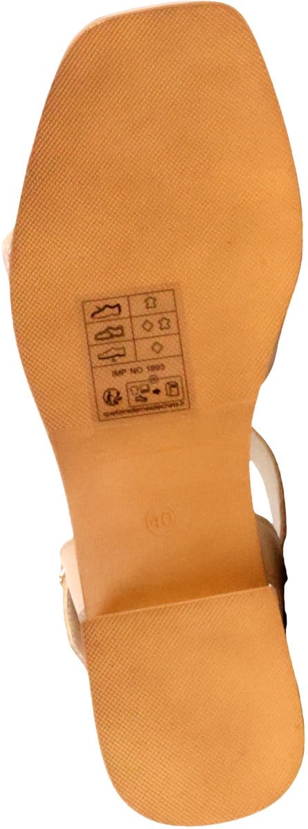 Alénoa leren sandalen met hak