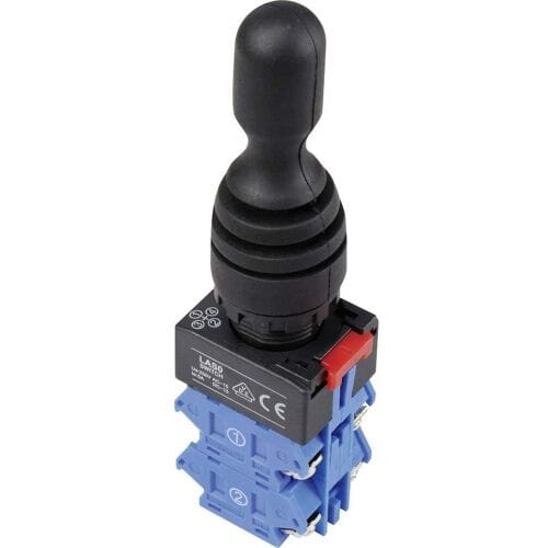 TRU COMPONENTS LAS0-K-40C41 Joystick 250 V/AC Rechte hendel Schroeven IP67 1 stuk(s)