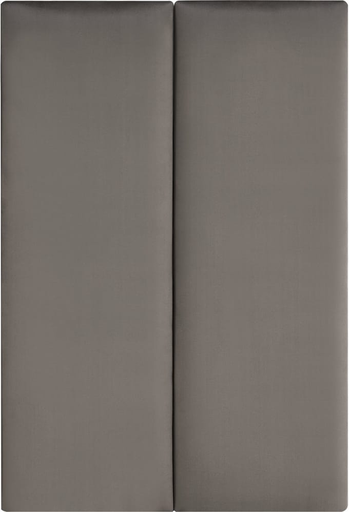 Gestoffeerde wandpanelen Carpino set van 2 fluweel 90x30 cm donkergrijs [neu.haus]