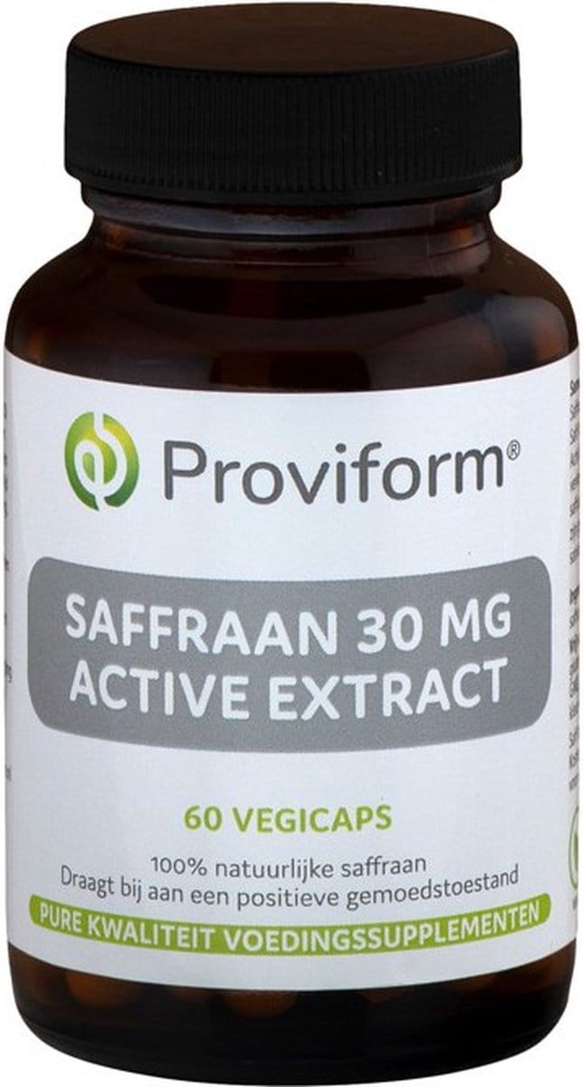 Proviform Saffraan 30 mg active extract 60 Vegetarische capsules