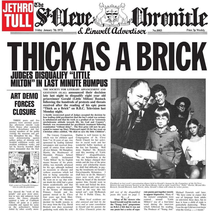 Thick as a Brick (LP)