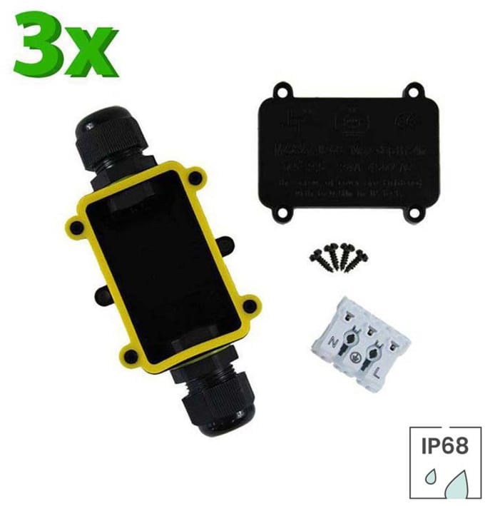 Lybardo - kabeldoos - IP68 Waterdicht - Lasdoos voor 3-draads Aansluiting Draaddikte 5-9mm