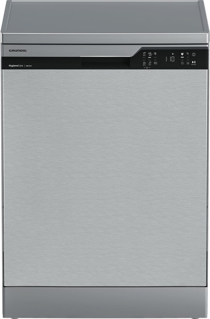 Grundig GNFP3440X - vrijstaande vaatwasser - 14 couverts - E Label