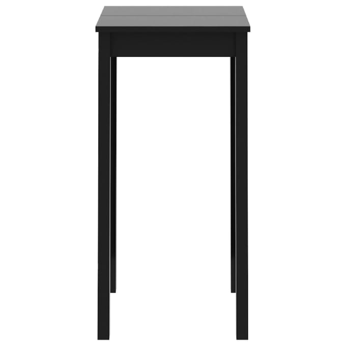 Vidaxl Bartafel van MDF, Zwart, 55 X 55 X 107 Cm