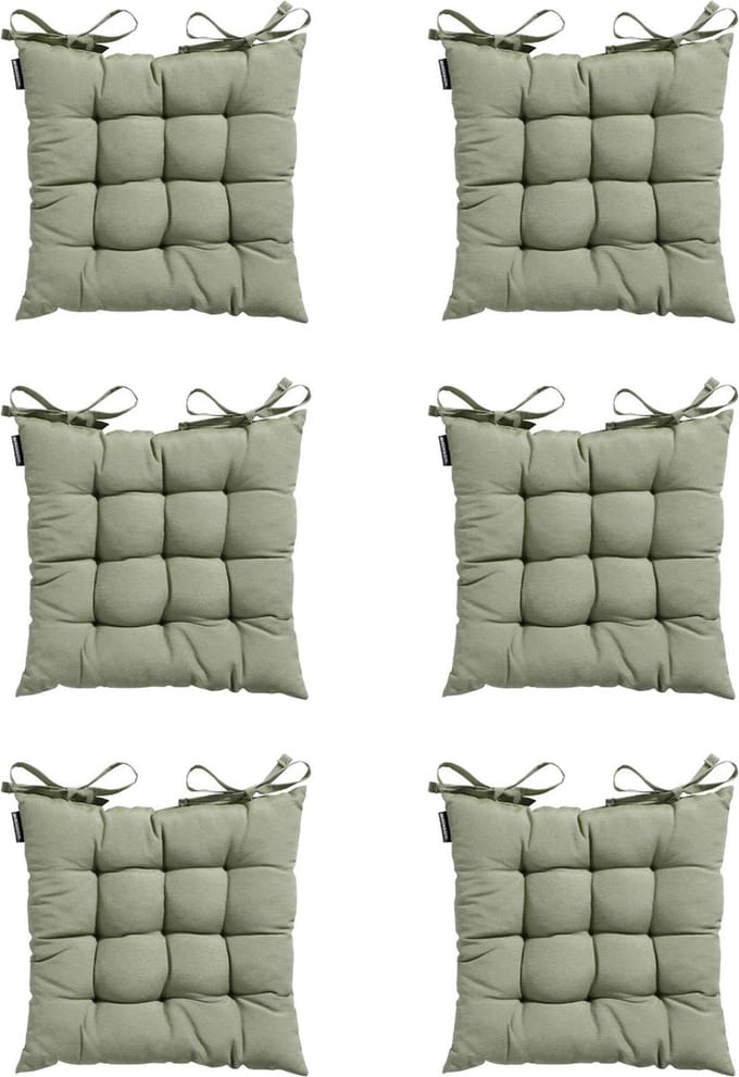 Madison - Zitkussen - Universeel - 6 stuks - 46 x 46 cm - Panama Sage