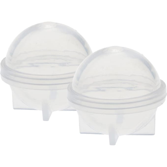 2 stuks bolvorm siliconen mal mal voor het maken van sieraden ambacht 20 mm 20mm wit