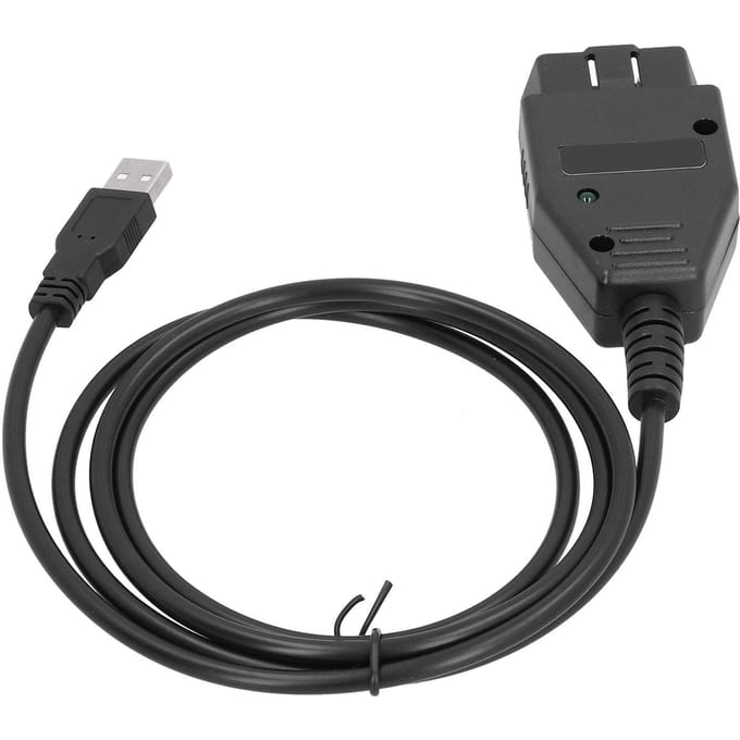 Câble de Diagnostic Auto Outil Scanner OBD2 Universel Accessoire de Cordon Auto pour K+CAN Commander 1.4 black