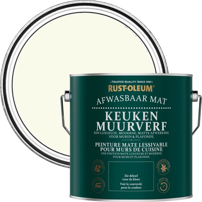 Rust-Oleum Lichtgroen Keuken muurverf - Appelbloesem 2,5L