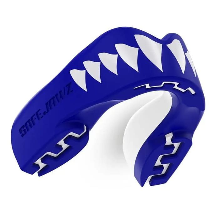 Safejawz Gebitsbeschermer Extro-Series Shark Blauw/Wit Junior